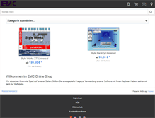 Tablet Screenshot of emc-musicsoftware.com